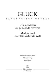 L'ILE DE MERLIN OU LE MONDE RENVERSE VOCAL SCORE  Print on Demand cover Thumbnail